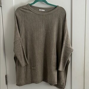 Mersea Tan oversized sweater